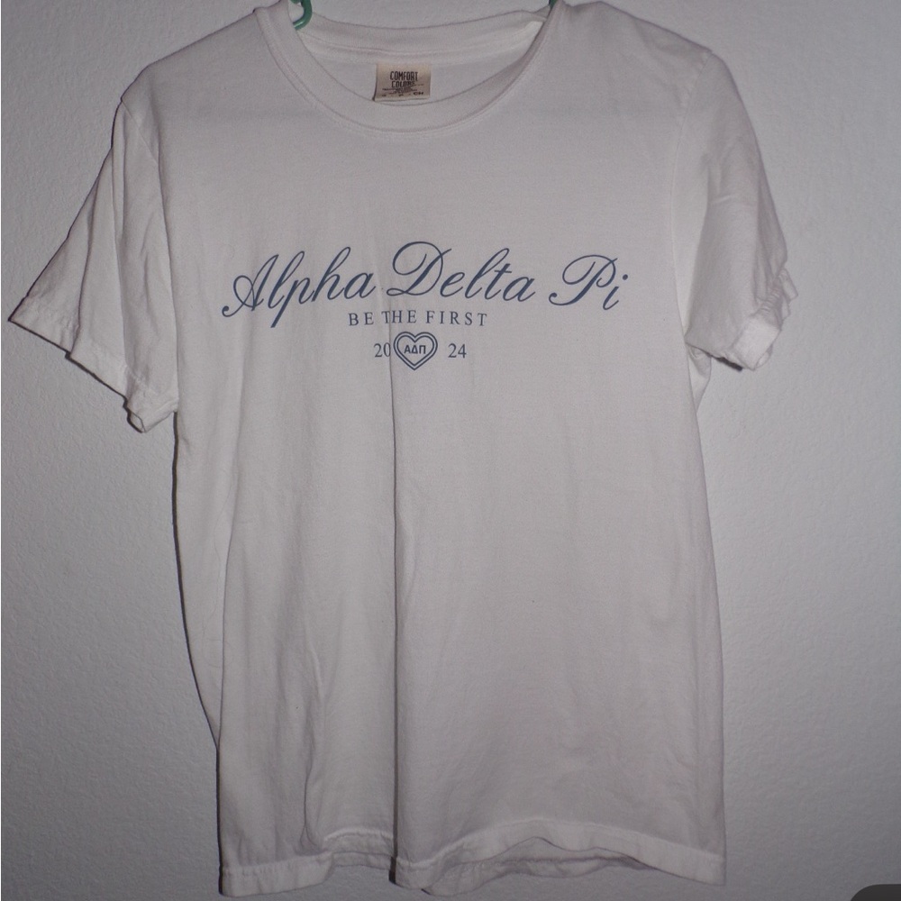 White Alpha Delta Pi T-Shirt